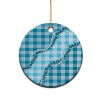 Blue Hawaii Palaka Ceramic Ornament Hawaiian Pikake Lei LT05 - Polynesian Pride