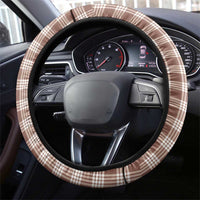 Beige Hawaii Palaka Steering Wheel Cover Hawaiian Pikake Lei
