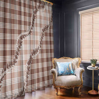 Beige Hawaii Palaka Window Curtain Hawaiian Pikake Lei