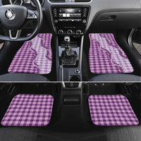 Violet Hawaii Palaka Car Mats Hawaiian Pikake Lei