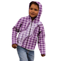 Violet Hawaii Palaka Kid Hoodie Hawaiian Pikake Lei