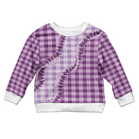 Violet Hawaii Palaka Kid Ugly Christmas Sweater Hawaiian Pikake Lei LT05 Kid Violet - Polynesian Pride