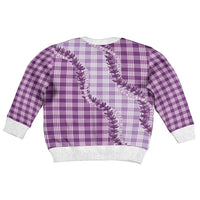 Violet Hawaii Palaka Kid Ugly Christmas Sweater Hawaiian Pikake Lei LT05 - Polynesian Pride