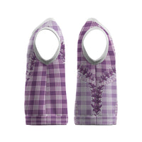Violet Hawaii Palaka Christmas Knitted V-Neck Vest Hawaiian Pikake Lei LT05 - Polynesian Pride