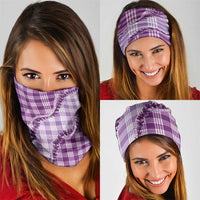 Violet Hawaii Palaka Neck Gaiter Hawaiian Pikake Lei