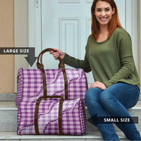 Violet Hawaii Palaka Travel Bag Hawaiian Pikake Lei