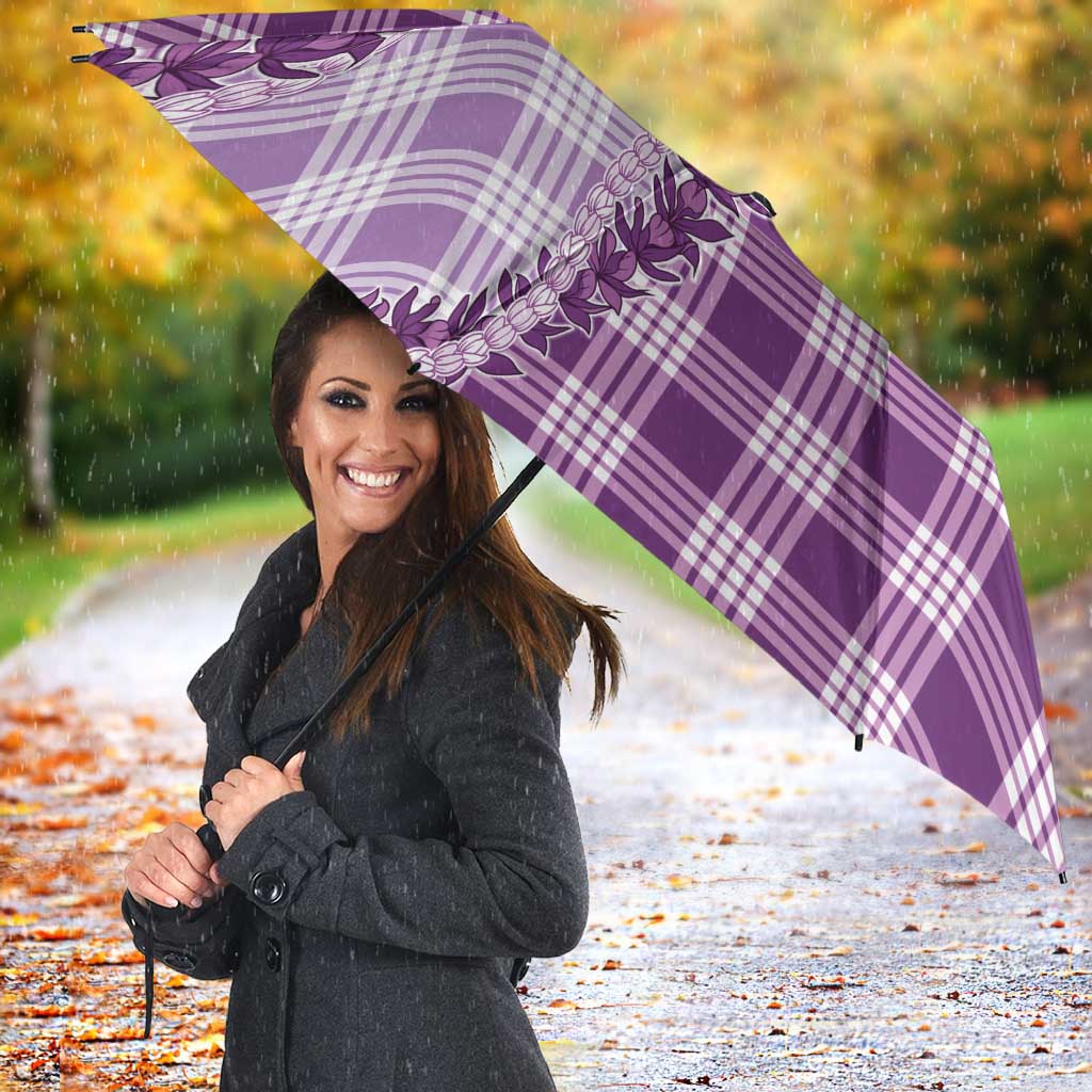 Violet Hawaii Palaka Umbrella Hawaiian Pikake Lei