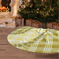 Yellow Hawaii Palaka Tree Skirt Hawaiian Pikake Lei LT05 - Polynesian Pride