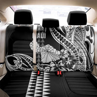 Hawaii Maui Upena Kiloi Back Car Seat Cover Kakau Tribal Pattern Black Version LT05 - Polynesian Pride