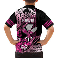 Hawaii Maui Upena Kiloi Hawaiian Shirt Kakau Tribal Pattern Pink Version