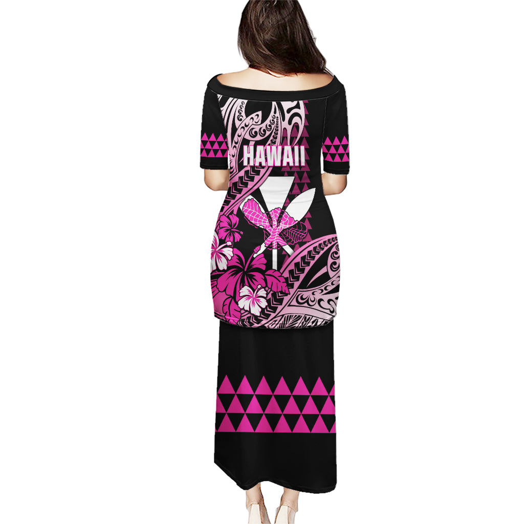 Hawaii Maui Upena Kiloi Puletasi Kakau Tribal Pattern Pink Version