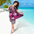 Hawaii Maui Upena Kiloi Sarong Kakau Tribal Pattern Pink Version