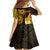 Personalised Kiribati Independence Day Family Matching Mermaid Dress and Hawaiian Shirt 46th Anniversary