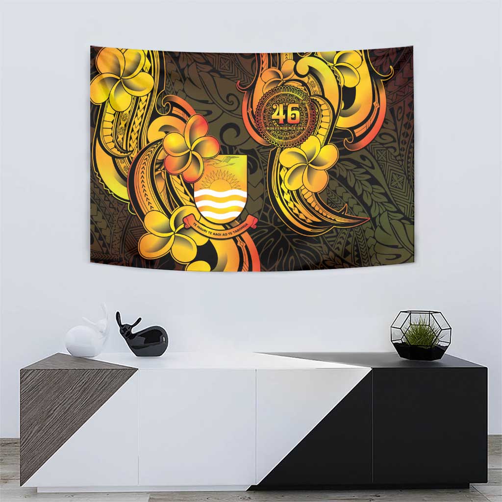 Personalised Kiribati Independence Day Tapestry 46th Anniversary