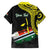Personalised Vanuatu Penama Day Hawaiian Shirt Grunge Flag Style - Polynesian Pride