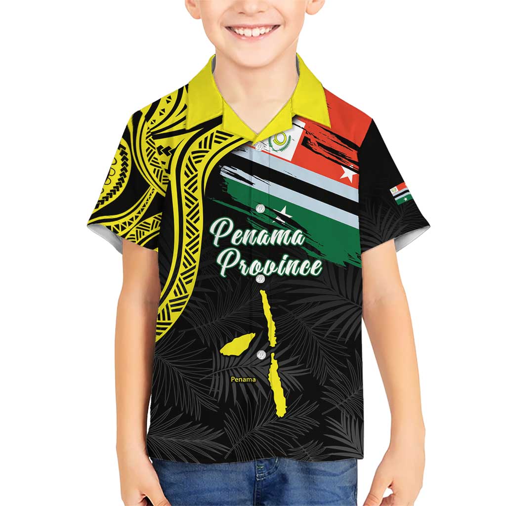 Personalised Vanuatu Penama Day Hawaiian Shirt Grunge Flag Style - Polynesian Pride