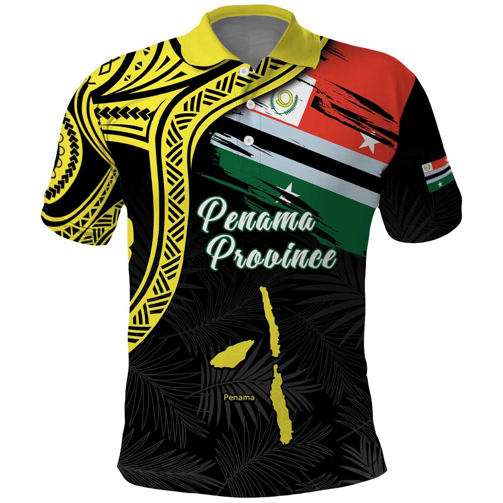 Personalised Vanuatu Penama Day Polo Shirt Grunge Flag Style - Polynesian Pride