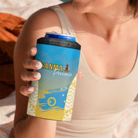 Personalised Vanuatu Sanma Day 4 in 1 Can Cooler Tumbler Special Style - Polynesian Pride
