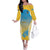 Personalised Vanuatu Sanma Day Family Matching Off The Shoulder Long Sleeve Dress and Hawaiian Shirt Special Style - Polynesian Pride