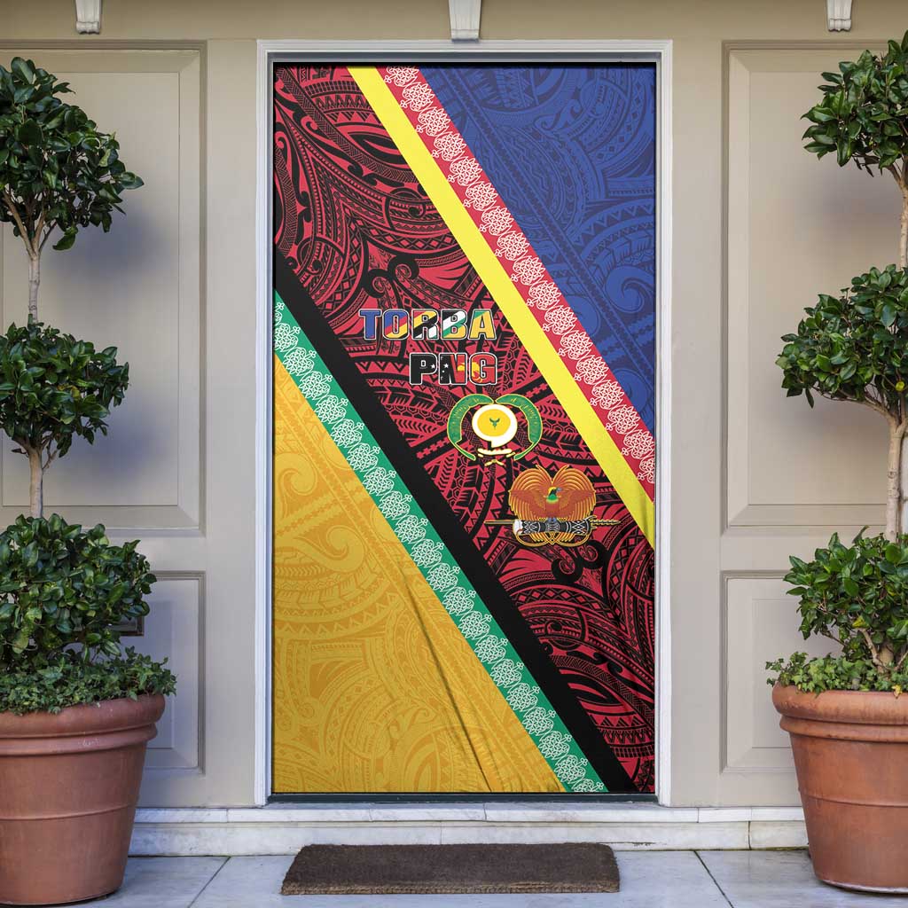 Love Torba PNG Day Door Cover Together We Grow LT05 Colorful - Polynesian Pride