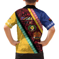 Love Torba PNG Day Family Matching Puletasi and Hawaiian Shirt Together We Grow LT05 - Polynesian Pride