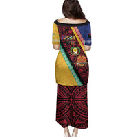 Love Torba PNG Day Family Matching Puletasi and Hawaiian Shirt Together We Grow LT05 - Polynesian Pride