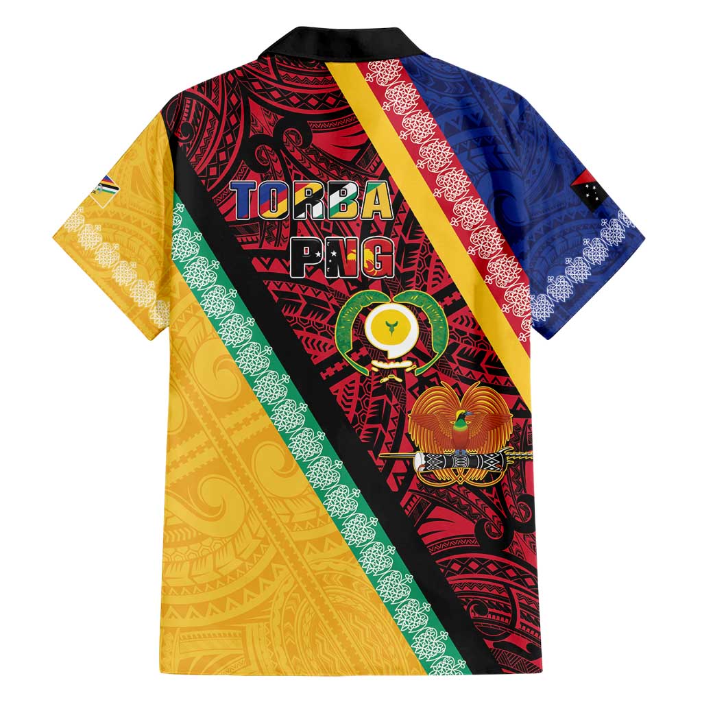 Love Torba PNG Day Family Matching Short Sleeve Bodycon Dress and Hawaiian Shirt Together We Grow LT05 - Polynesian Pride