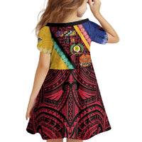 Love Torba PNG Day Family Matching Summer Maxi Dress and Hawaiian Shirt Together We Grow LT05 - Polynesian Pride