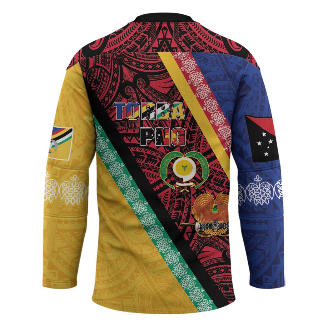 Love Torba PNG Day Hockey Jersey Together We Grow LT05 - Polynesian Pride