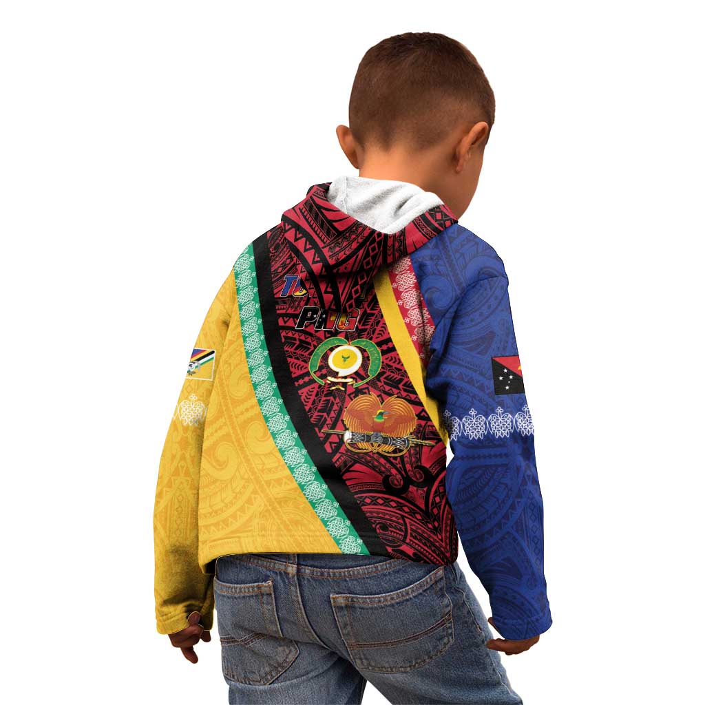 Love Torba PNG Day Kid Hoodie Together We Grow - Polynesian Pride