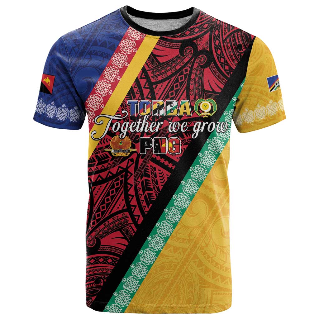 Love Torba PNG Day T Shirt Together We Grow - Polynesian Pride