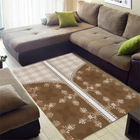 Beige Hawaii Paniolo Quilt Motif Area Rug LT05 - Polynesian Pride