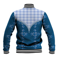 Blue Hawaii Paniolo Quilt Motif Baseball Jacket LT05 - Polynesian Pride