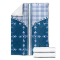 Blue Hawaii Paniolo Quilt Motif Blanket LT05 - Polynesian Pride