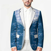 Blue Hawaii Paniolo Quilt Motif Blazer LT05 - Polynesian Pride