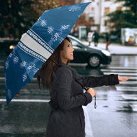 Blue Hawaii Paniolo Quilt Motif Umbrella LT05 - Polynesian Pride