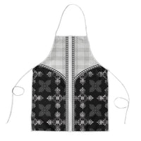 Black Hawaii Paniolo Quilt Motif Apron LT05 Black - Polynesian Pride