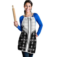 Black Hawaii Paniolo Quilt Motif Apron LT05 - Polynesian Pride