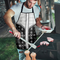 Black Hawaii Paniolo Quilt Motif Apron LT05 - Polynesian Pride