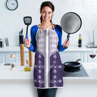 Purple Hawaii Paniolo Quilt Motif Apron LT05 - Polynesian Pride