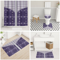 Purple Hawaii Paniolo Quilt Motif Bathroom Set LT05 - Polynesian Pride