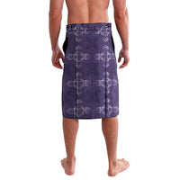 Purple Hawaii Paniolo Quilt Motif Lavalava LT05 - Polynesian Pride