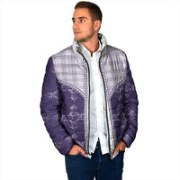 Purple Hawaii Paniolo Quilt Motif Padded Jacket LT05 - Polynesian Pride
