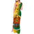 Papua New Guinea Enga Province Tank Maxi Dress Mix Coat Of Arms Polynesian Pattern LT05 - Polynesian Pride
