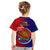 Papua New Guinea Central Province Kid T Shirt Mix Coat Of Arms Polynesian Pattern LT05 - Polynesian Pride