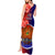 Papua New Guinea Central Province Tank Maxi Dress Mix Coat Of Arms Polynesian Pattern LT05 - Polynesian Pride