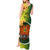 Papua New Guinea Oro Province Tank Maxi Dress Mix Coat Of Arms Polynesian Pattern LT05 - Polynesian Pride