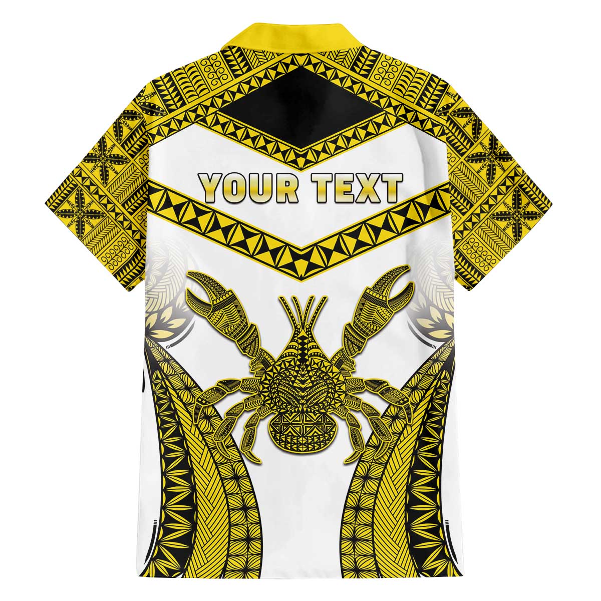Personalised Niue The Rock Of Polynesia Family Matching Off Shoulder Short Dress and Hawaiian Shirt Peniamina Gospel Day Yellow Version LT05 - Polynesian Pride