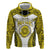 Personalised Niue The Rock Of Polynesia Hoodie Peniamina Gospel Day Yellow Version