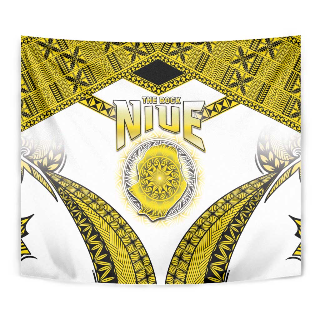 Niue The Rock Of Polynesia Tapestry Peniamina Gospel Day Yellow Version